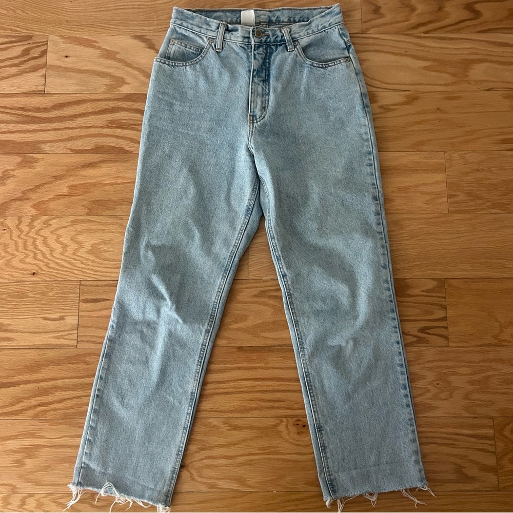 Vintage Cars Light Blue Women's Jeans